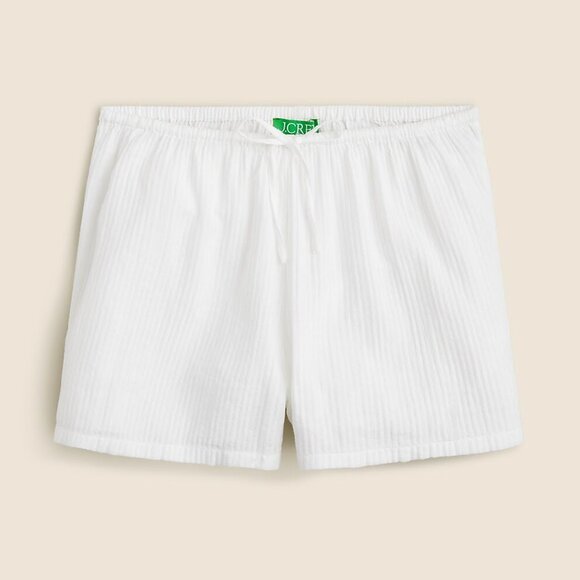 J. Crew Pants - J.Crew White Airy Gauze Beach/Lounge Short, Size M
